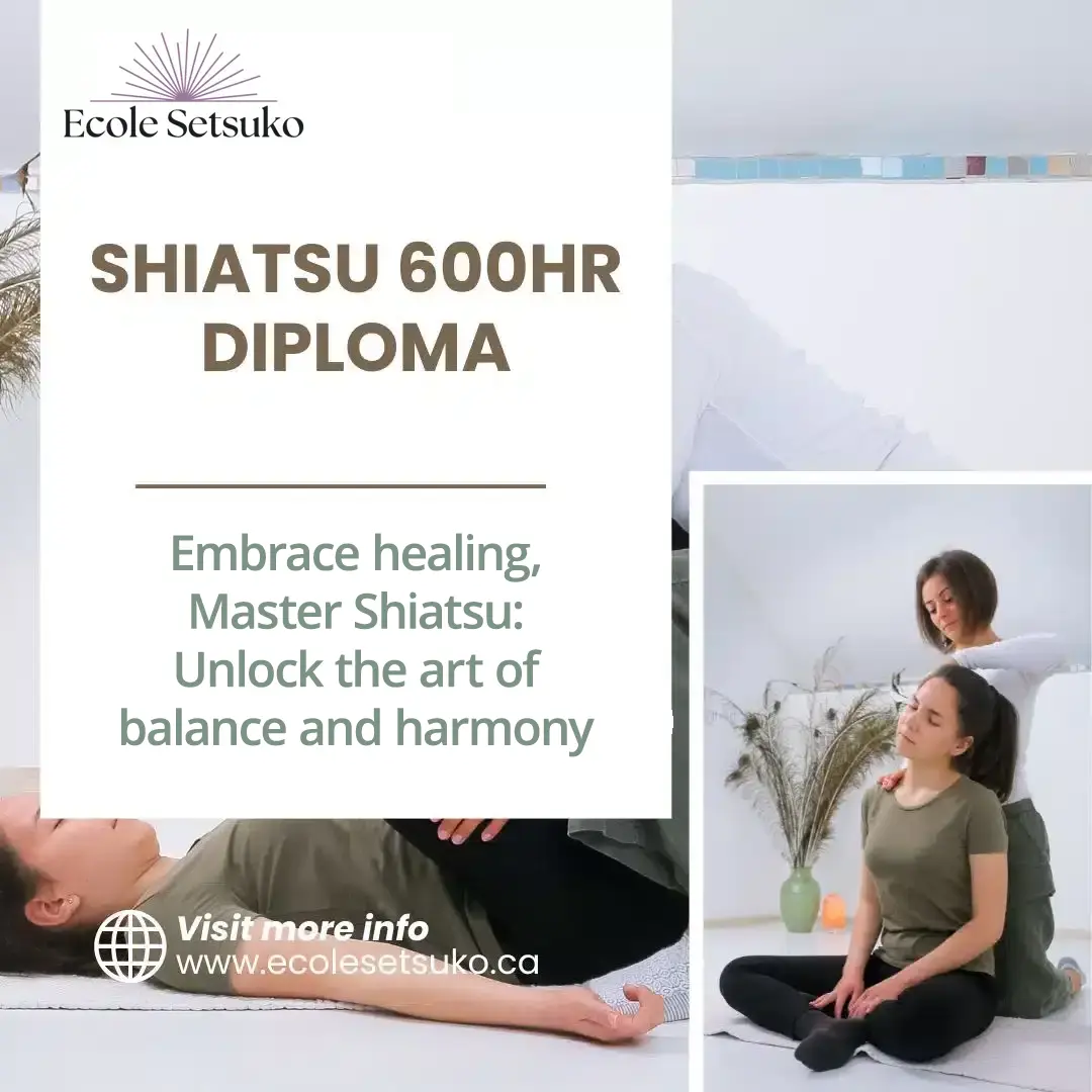 Shiatsu Massage 600HR Diploma - Starting March 2024