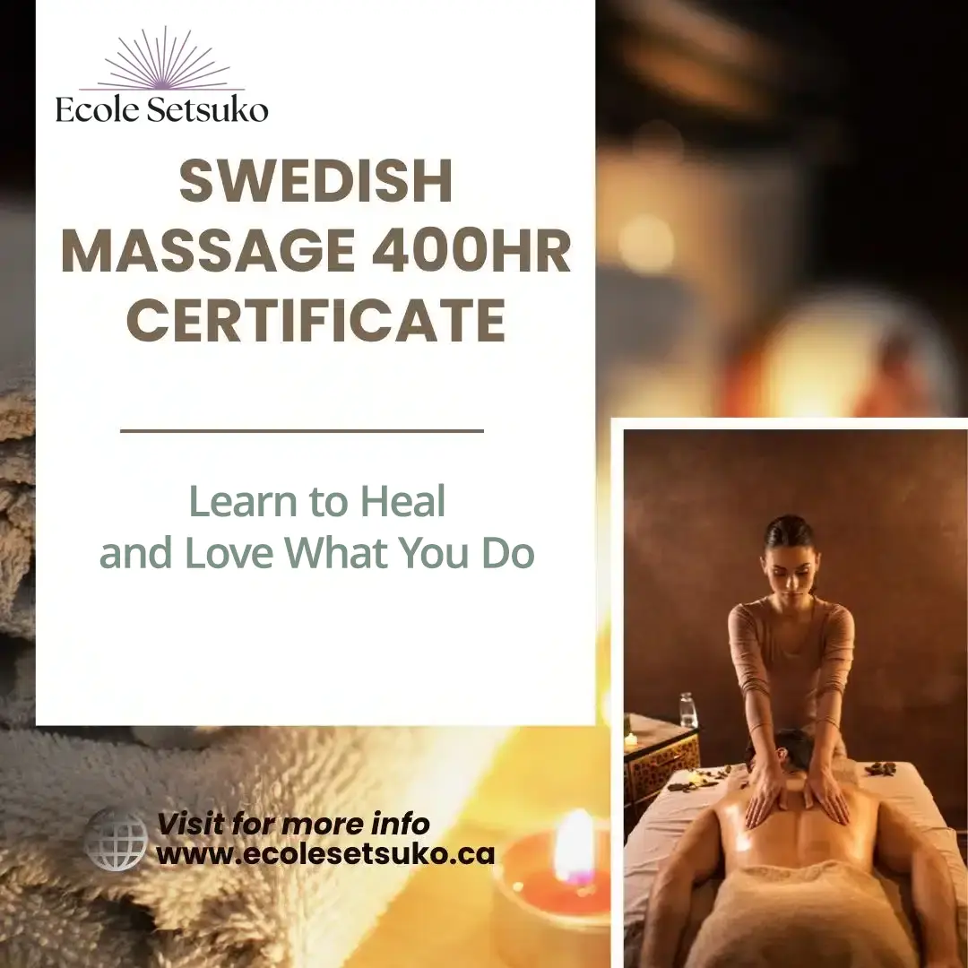 Swedish Massage 400HR Certificate - Starting March 2024